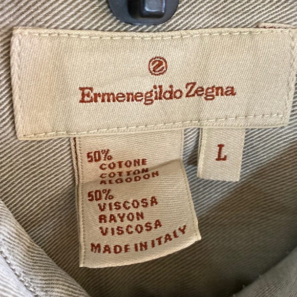 Ermenegildo Zegna button down shirt made in Italy size L - Picture 6 of 16